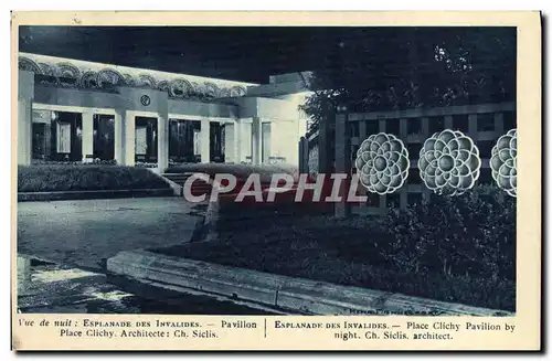 Cartes postales Esplande des Invalides Pavillon Place Clichy