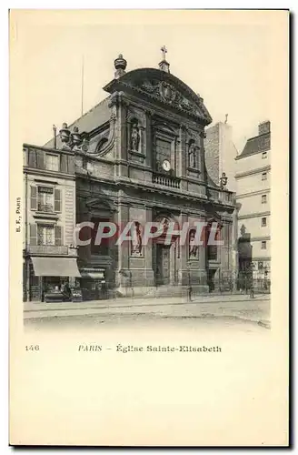 Cartes postales Paris Eglise Sainte Elisabeth