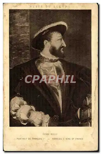Ansichtskarte AK Tiziano Vecelli Portrait de Francois 1er