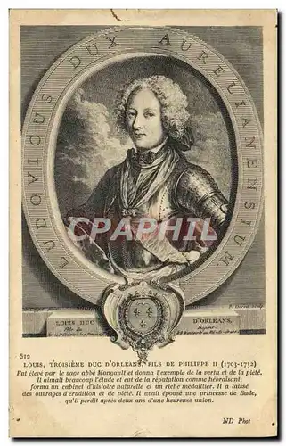 Cartes postales Louis Duc d&#39Orleans