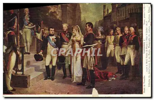Ansichtskarte AK Napoleon 1er recoit la Reine Louise de Prusse a Tilsit