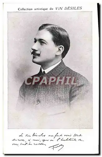 Cartes postales Collection artistique Vin Desiles Fursy