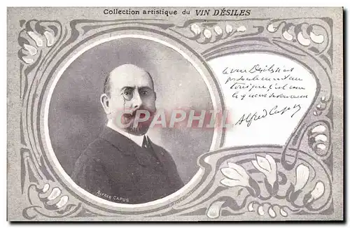 Cartes postales Collection artistique Vin Desiles Alfred Capus