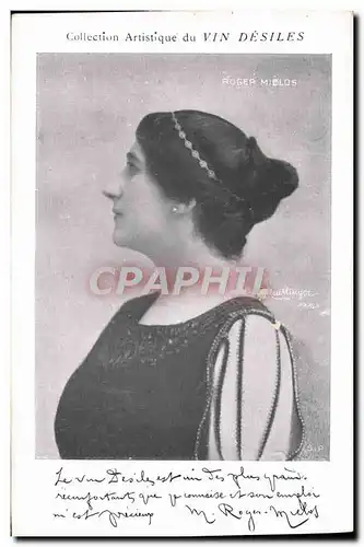 Cartes postales Collection artistique Vin Desiles Roger Midlos