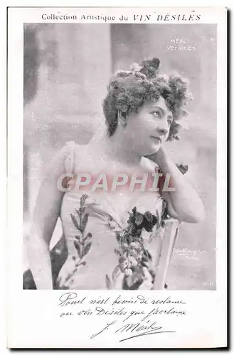 Cartes postales Collection artistique Vin Desiles Mealy Varietes