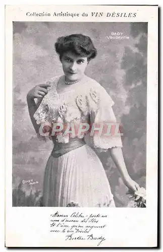 Cartes postales Collection artistique Vin Desiles Bady Vaudeville