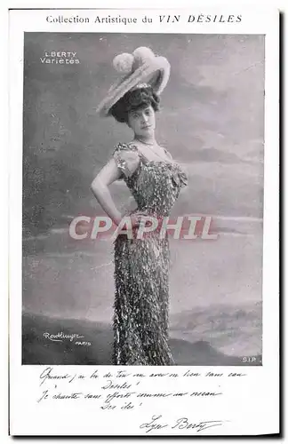Cartes postales Collection artistique Vin Desiles L Berty Varietes