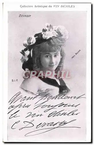 Cartes postales Collection artistique Vin Desiles Devassy