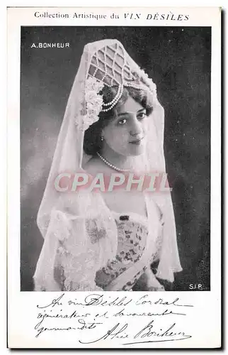 Cartes postales Collection artistique Vin Desiles A Bonheur