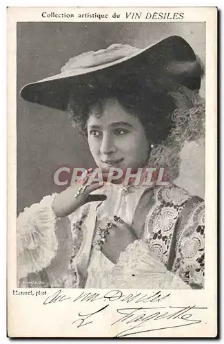 Cartes postales Collection artistique Vin Desiles Fagette