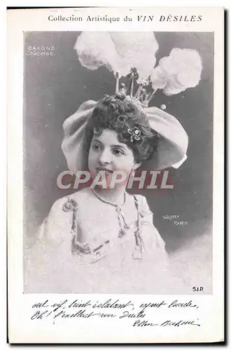 Cartes postales Collection artistique Vin Desiles Baxone Chatelet