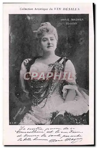 Cartes postales Collection artistique Vin Desiles Marie Magnier Varietes