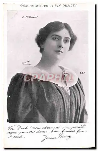 Cartes postales Collection artistique Vin Desiles Raunay