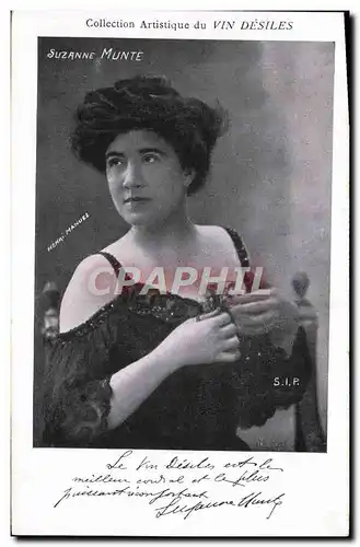 Cartes postales Collection artistique Vin Desiles Suzanne Munte