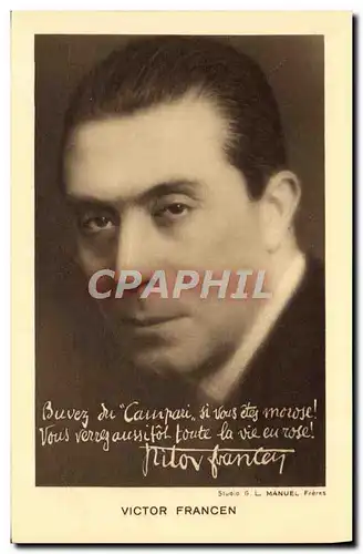Cartes postales Victor Francen