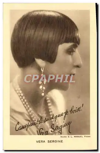 Cartes postales Vera Sergine