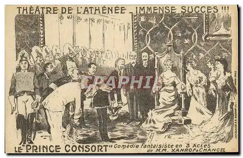 Cartes postales Theatre de l&#39Ahenee Le prince consort Comedie fantaisie