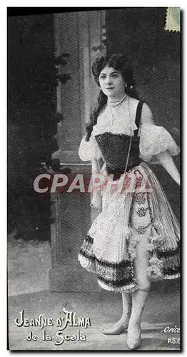 Cartes postales Jeanne d&#39Alma de la Scala