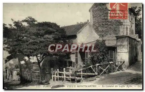 Cartes postales Paris Montmartre Cabaret du Lapin Agile