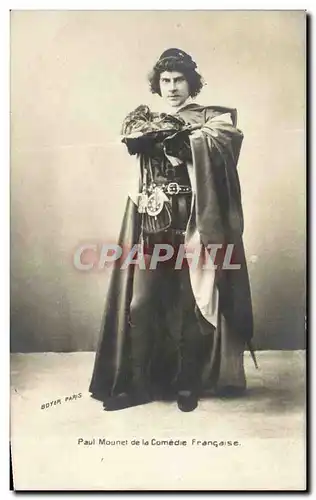 Cartes postales Paul Mounet de la Comedie Francaise