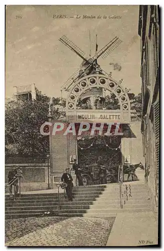 Cartes postales Paris Moulin de la Galette