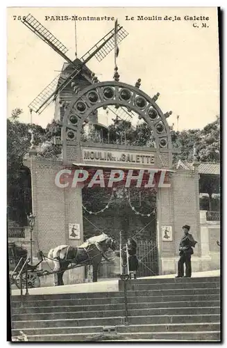 Ansichtskarte AK Paris Le moulin de la Galette