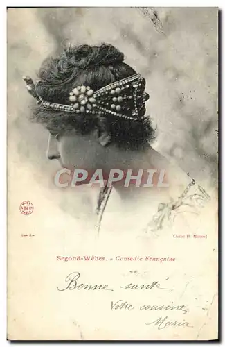 Cartes postales Segond Weber Comedie Francaise