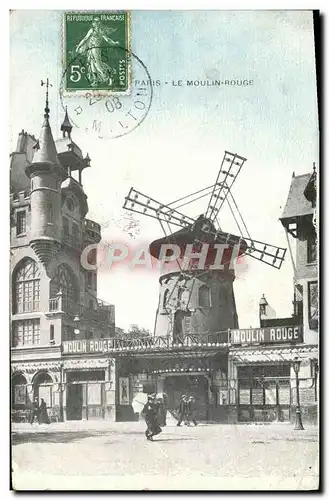 Cartes postales Paris Le Moulin Rouge