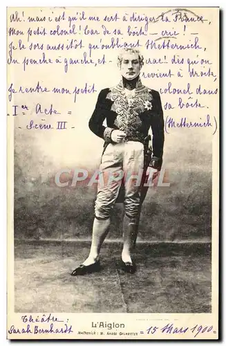 Cartes postales L&#39Aiglon Metternich Andre Galmettes
