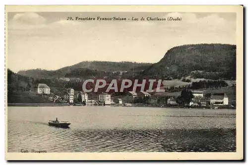 Cartes postales Frontiere Franco Suisse Lac De Chaillexon