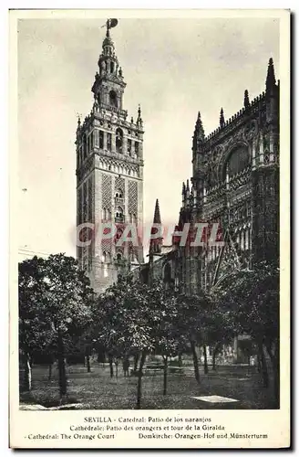 Ansichtskarte AK Sevilla Catedral Patio de los naranjos