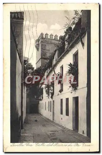 Cartes postales Sevilla Calle del Barrio de Ste Cruz