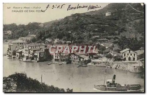 Cartes postales Pasajes de San Pedro Bateau