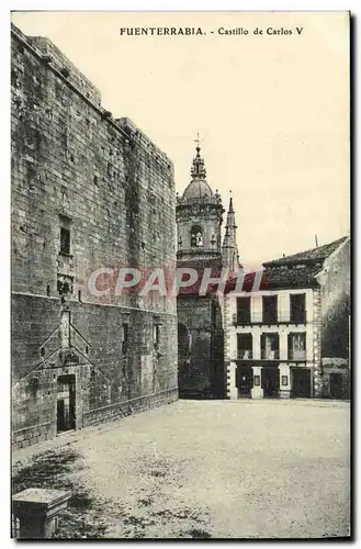 Ansichtskarte AK Fuenterrab�a Castillo de Carlos V