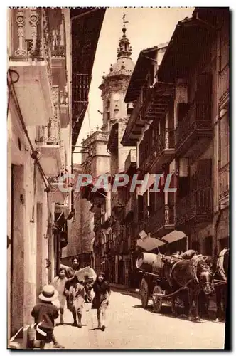 Cartes postales Fontarabie La grand rue