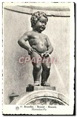 Cartes postales Bruxelles Manneken Pis