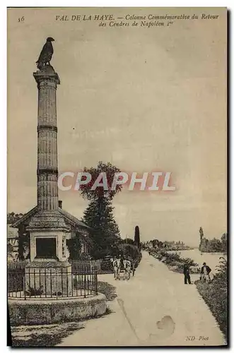 Cartes postales Val de la Haye Colonne commemorative du retour des cendres de Napoleon 1er