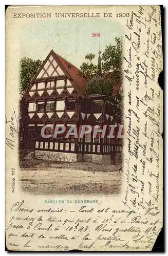 Cartes postales Exposition Universelle de 1900 Paris Pavillon du Danemark