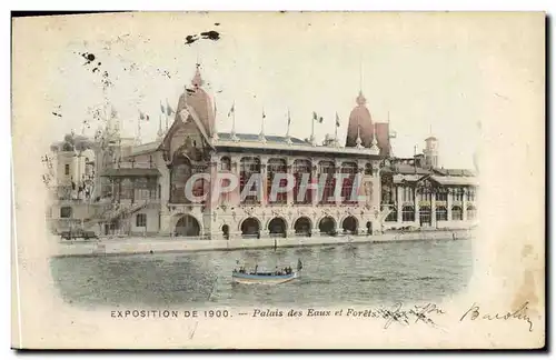 Cartes postales Exposition de Palais des Eaux et Forets