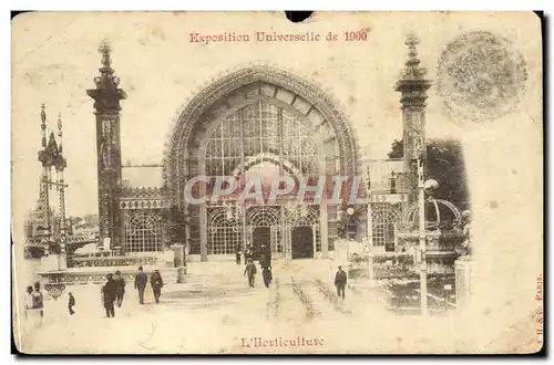 Cartes postales Exposition Universelle de 1900 Paris L'horticulture