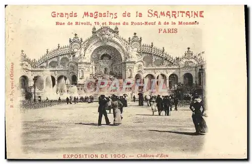 Ansichtskarte AK Exposition Grands Magasins de la Samaritaine Rue De Rivoli Et rues du pont neuf Paris