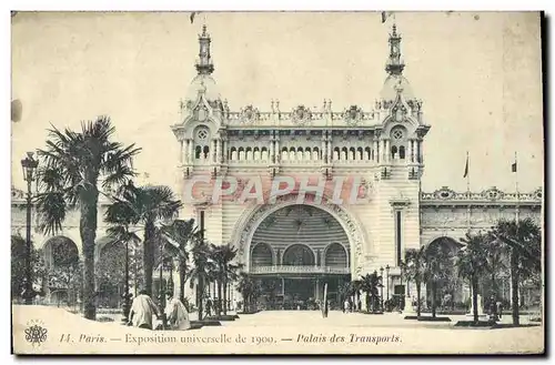 Ansichtskarte AK Paris Exposition Universelle Paris 1900 Le palais des transports