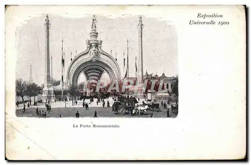 Ansichtskarte AK Exposition Universelle Paris 1000 La Porte Monumentale