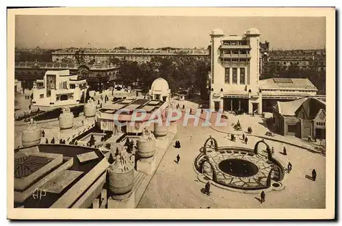 Cartes postales Paris Expostition des arts decoratifs Vue Panoramique place des invalides