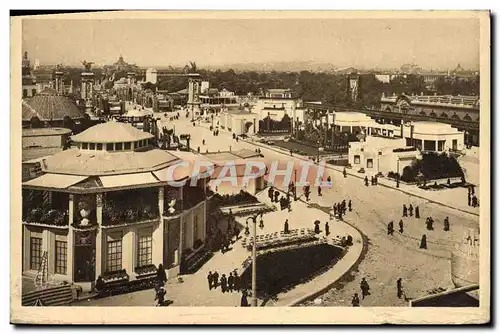 Cartes postales Paris Exposition des arts decoratifs Panorama de la place des invalides vers le pont alexandre I