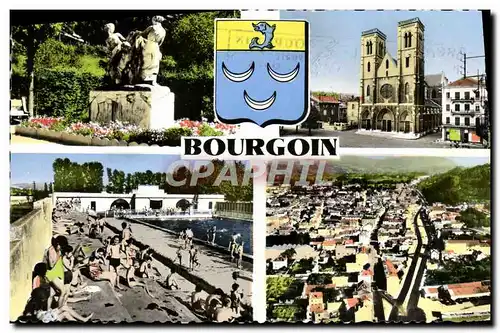 Cartes postales moderne Bourgoin piscine