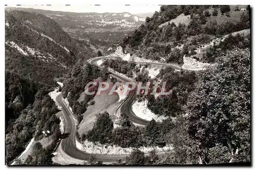 Cartes postales La Franche Comte pittoresque route de saint claude la faucille par mijoux les lacets de septmonc