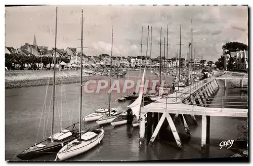 Moderne Karte Le Pouliguen L&#39Estacade Bateaux