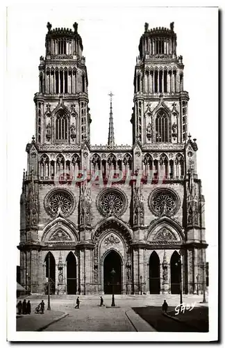 Cartes postales Orleans La Cathedrale sainte croix