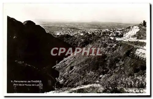 Cartes postales Panorama de Thiers Pris de la Route de Lyon